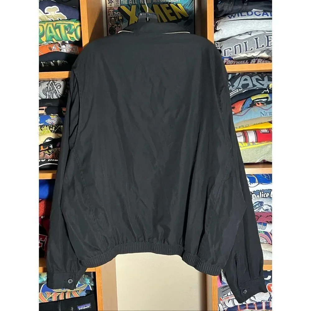 Vintage Polo Ralph Lauren Black Full Zip Harrington Jacket
